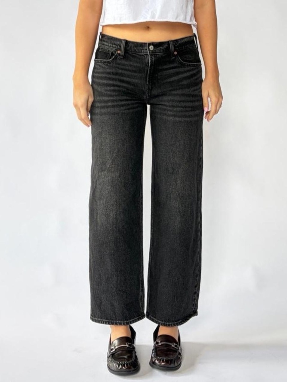 Low Rise Boyfriend Jeans Old Navy 8 Petite